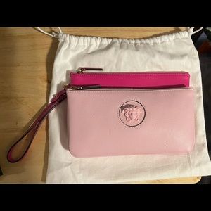 Versace Leather Pouch/Wristlet